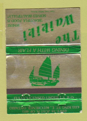 Matchbook Cover - The Waikiki Restaurant Kitchener ON WORN 40 Strike