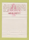 Matchbook Cover - The Waikiki Restaurant Kitchener ON WORN 40 Strike