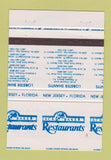 Matchbook Cover - Jack Baker's MISPRINT Highstown Toms River NJ 40 Strike