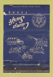 Matchbook Cover - Camp Swift TX Military Army POOR postcard 40 Strike