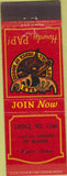 Matchbook Cover - Matchbook Cover Moose Lodge Perry IA
