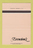 Matchbook Cover - Brendan's Restaurant Buffalo NY 40 Strike