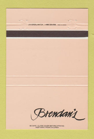 Matchbook Cover - Brendan's Restaurant Buffalo NY 40 Strike