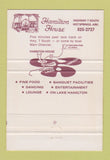 Matchbook Cover - Hamilton House Restaurant Hot Springs AR 40 Strike