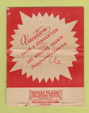 Matchbook Cover - Los Angeles County CA Tourism BOBTAIL WORN 40 Strike