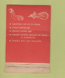 Matchbook Cover - Newco Wire Rope Clamp Kansas City MO POOR 40 Stick