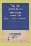 Matchbook Cover - Gate City Optical Kansas City MO 40 Strike
