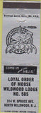 Matchbook Cover - Matchbook Cover Moose Lodge North Wildwood NJ