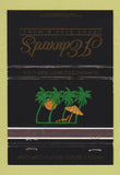 Matchbook Cover - J Edward's Ribs Myrtle Beach SC 40 Strike