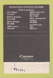 Matchbook Cover - Millionaire's Club 10th  1973 Chicago IL WEAR 40 Strike