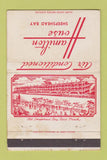 Matchbook Cover - Hamilton House Sheepshead Bay Brooklyn NY WORN 40 Strike
