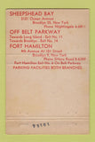 Matchbook Cover - Hamilton House Sheepshead Bay Brooklyn NY WORN 40 Strike