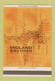 Matchbook Cover - Midland Savings and Loan Fresno CA 40 Strike