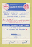 Matchbook Cover - Southern Federal Savings Los Angeles CA 40 Strike