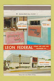 Matchbook Cover - Leon Federal Savings Tallahassee FL WEAR 40 Strike
