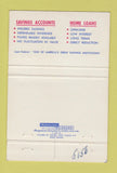 Matchbook Cover - Leon Federal Savings Tallahassee FL WEAR 40 Strike