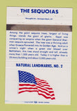 Matchbook Cover - Natural Landmarks RMS #2 Sequoias WEAR 40 Strike