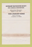 Matchbook Cover - Natural Landmarks RMS #3 Mississippi River WEAR 40 Strike