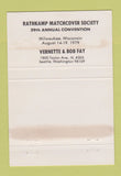 Matchbook Cover - Natural Landmarks RMS #4 Yellowstone WEAR 40 Strike