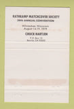Matchbook Cover - Natural Landmarks RMS #5 Niagara Falls WEAR 40 Strike