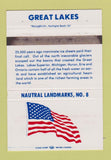Matchbook Cover - Natural Landmarks RMS #8 Great Lakes WEAR 40 Strike