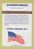 Matchbook Cover - Natural Landmarks RMS #9 Rainbow Bridge WEAR 40 Strike