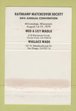Matchbook Cover - Natural Landmarks RMS #9 Rainbow Bridge WEAR 40 Strike