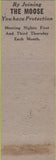 Matchbook Cover - Matchbook Cover Moose Lodge Lebanon PA
