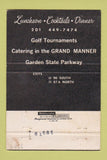 Matchbook Cover - Vincent Yonadi's Homestead Spring Lake Heights NJ 40 Strike