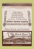 Matchbook Cover - The Ranch House Bureau IL WORN 40 Strike