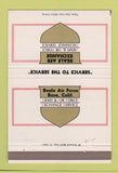 Matchbook Cover - Beale Air Force Base Exchange CA 40 Strike