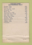 Matchbook Cover - Monterey Cleaners San Francisco CA WORN 40 Strike