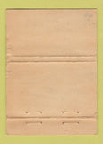 Matchbook Cover - Park Hotel Hong Kong WORN 40 Strike