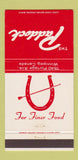 Matchbook Cover - Paddock Restaurant Winnipeg MB 30 Strike
