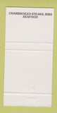 Matchbook Cover - La Verendrye Steak House Dauphin MB 30 Strike