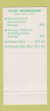 Matchbook Cover - PGA Championship Golf Pebble Beach CA 1977 30 Strike
