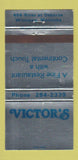 Matchbook Cover - Victor's Restaurant Winnipeg MB 30 Strike