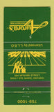 Matchbook Cover - Aurora's Pizza Spaghetti House Sault Ste Marie ON 30 Strike