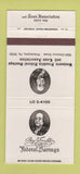 Matchbook Cover - Benjamin Franklin Federal Savings Philadelphia PA 30 Strike