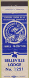 Matchbook Cover - Matchbook Cover Moose Lodge Belleville Swansea IL