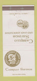 Matchbook Cover - Cabrillo Savings and Loan Torrance CA 30 Strike