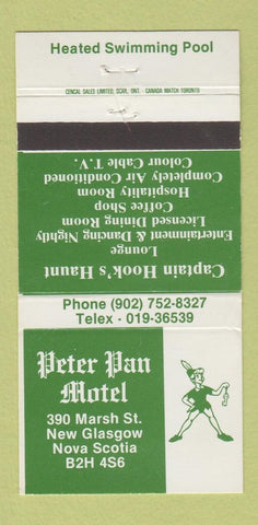 Matchbook Cover - Peter Pan Motel New Glasgow NS 30 Strike