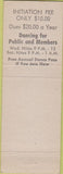 Matchbook Cover - Matchbook Cover Moose Lodge Fresno CA