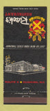 Matchbook Cover - Rusch's Restaurant Dunkirk NY 30 Strike