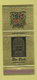 Matchbook Cover - The Club Restaurant Washington DC 30 Strike