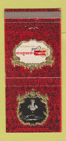 Matchbook Cover - Domino Club San Francisco CA girlie 30 Strike