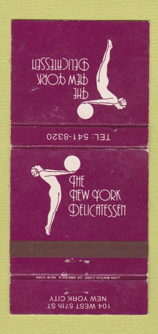 Matchbook Cover - New York City Deli WEAR girlie 30 Strike