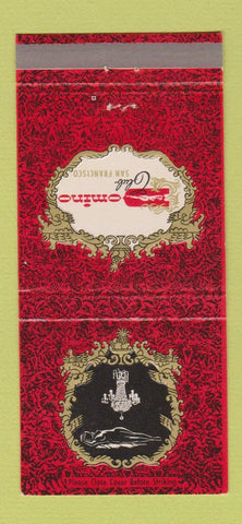 Matchbook Cover - Domino Club San Francisco CA girlie 30 Strike