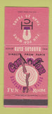 Matchbook Cover - Harolds Club Reno NV girlie 30 Strike