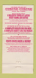 Matchbook Cover - Circus Circus Hotel Casino Las Vegas NV girlie 30 Strike